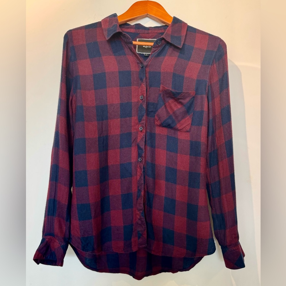 Rails plaid button-down